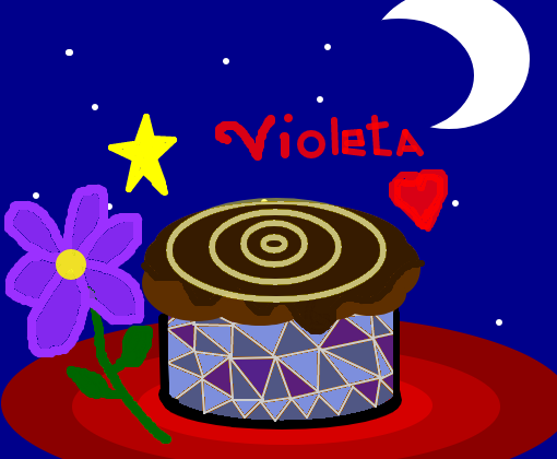 Chocotone, para Violeta &hearts;