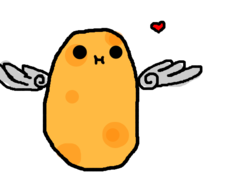 potato kawaii voador p katara