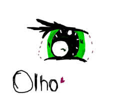 Olho Verde ('-').
