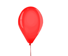 Balão vermelho
