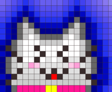 gato pixel