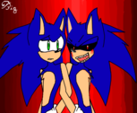 Sonic x Sonic.exe