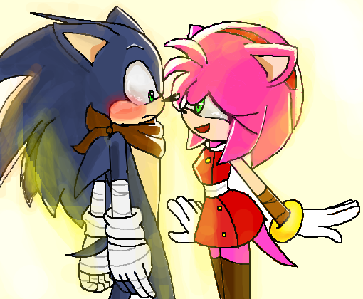 Sonic x Amy sonic boom
