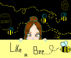 Like a bee
