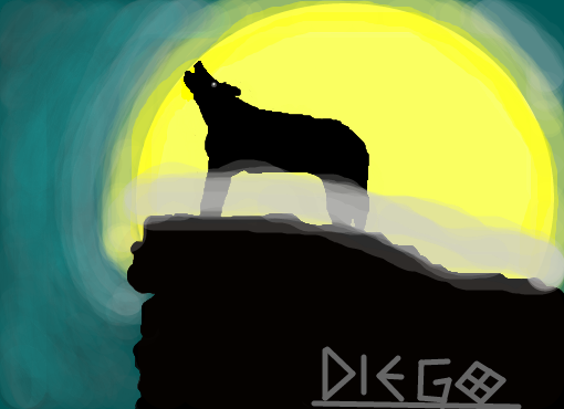 Wolf In The Moonlight