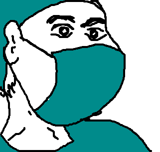 máscara cirúrgica