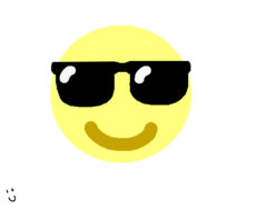 Emoji sunglasses 'u'