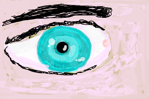 olho azul