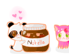 Panda com Nutella P/ P4R4N0RM4L