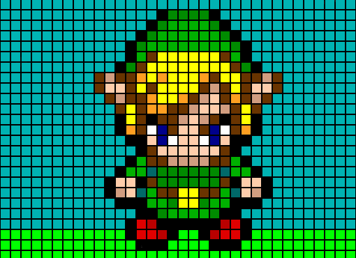 Link. Pixel Art.