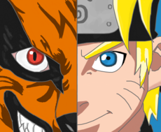 Naruto e a Kurama