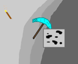 Minerando na gruta