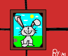 Cartão de coelho