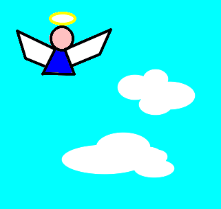 um anjo do céu
