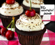 Cupcake de aniversário/ Leander_Lear
