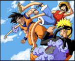 Goku x Luffy x Naruto