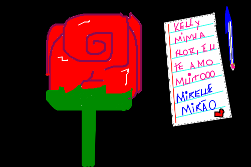 Uma rosa para a flor mais linda do mundo Kelly %5