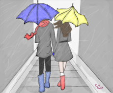rain and love  <3