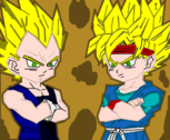 Vegeta e Goku Jr