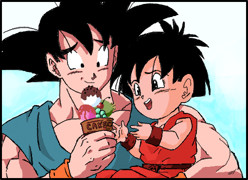 Goku e Pan 