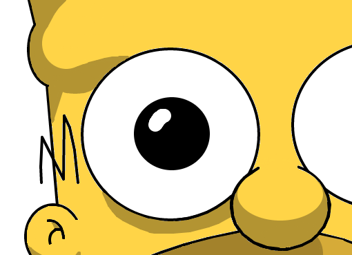 Olho de Homer Jay Simpson 2