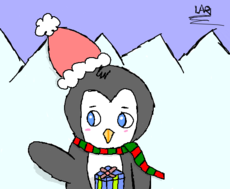 Pinguim de natal:D