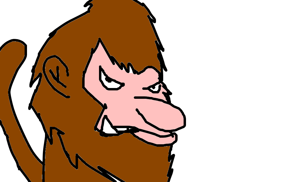 Macaco-narigudo - Desenho de drizer_ - Gartic