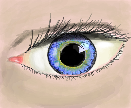 Olho Azul Completo