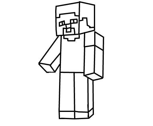 Steve(minecraft) - Desenho de biiladdeiru - Gartic