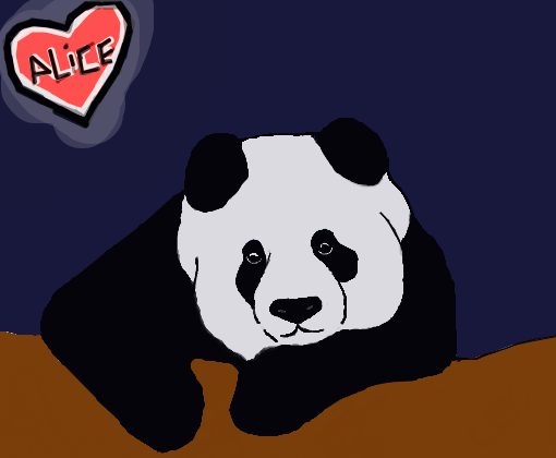 Panda kawaii - Desenho de doritos_quadrado - Gartic