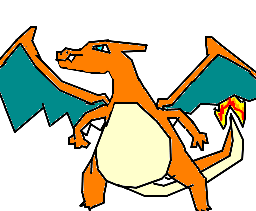 Mega Charizard - Desenho de mutualismo - Gartic