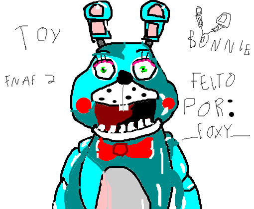 Toy Bonnie (FNAF 2) - Desenho de __foxy__ - Gartic