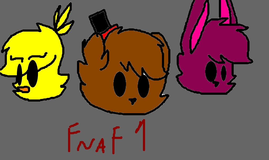 Freddy (fnaf 1) - Desenho de foxyandfreddy - Gartic