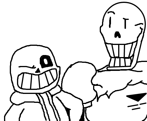 Sans_The_Jokester And ___PaPyrus____
