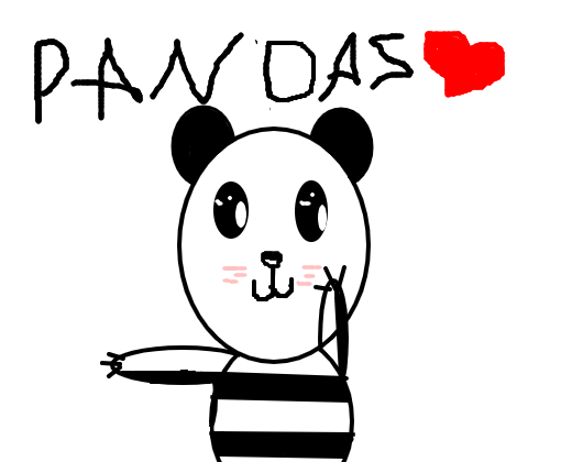 my panda >< <3