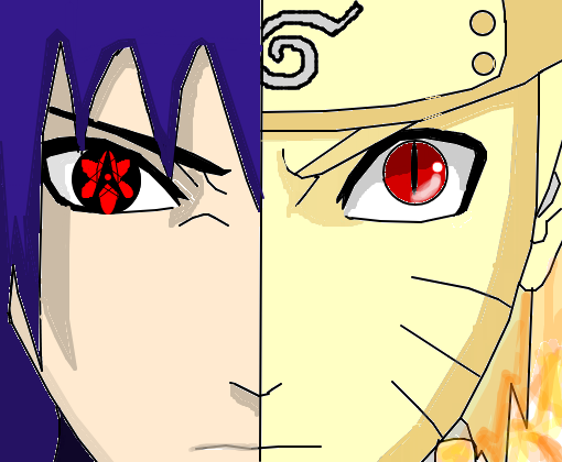 Naruto & Sasuke - Desenho de thiagay123 - Gartic