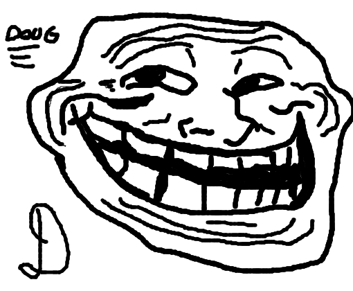 trollface - Desenho de fe_beck - Gartic