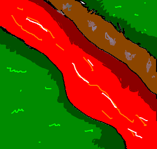 rios vermelhos