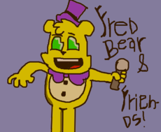 Fredbear cartoon (2 versão)