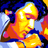 Elvis colorido u_u