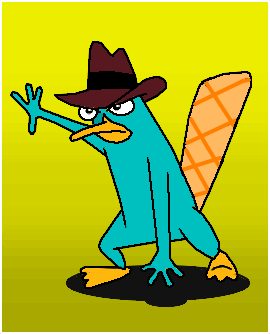 Perry, o ornitorrinco para Guziger 