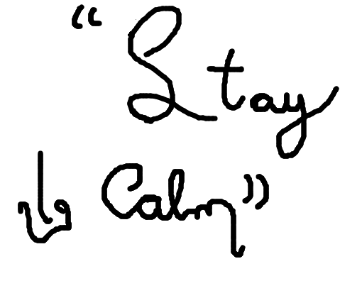 "stay calm" MUSICA!