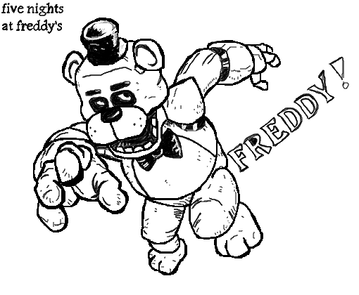 Freddy- FNaF 1 - Desenho de otwiixmuted - Gartic