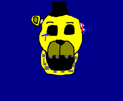 Giant Golden Freddy Head
