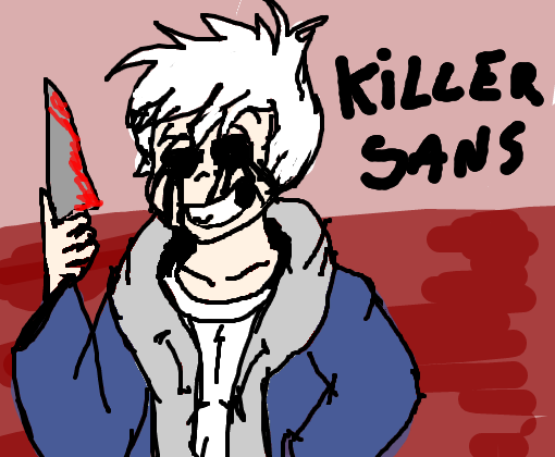 Killer sans - Desenho de error_sans_br - Gartic