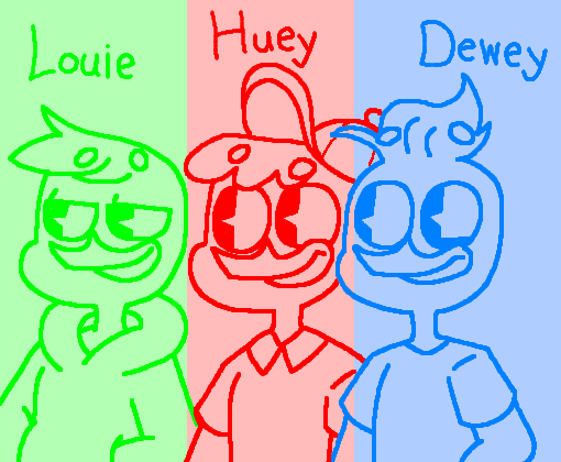louie, huey and dewey