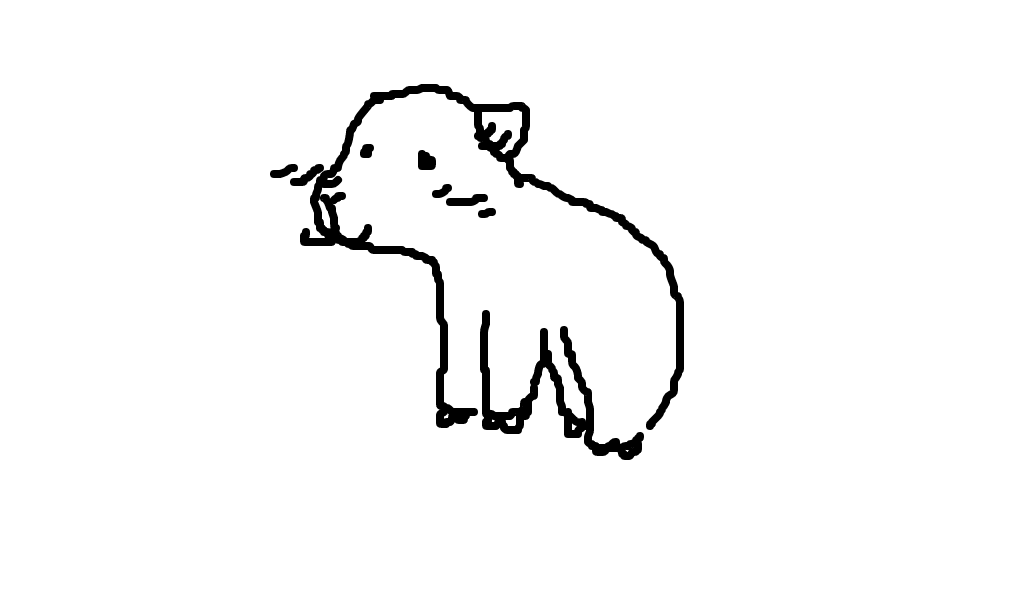 Capivara - Desenho de philus - Gartic