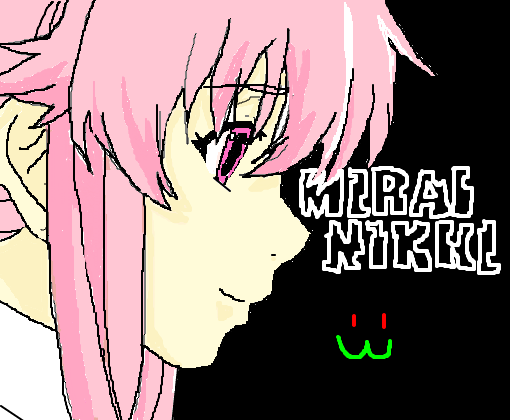 Yuno - Mirai Nikki - Desenho de zeldaosu - Gartic