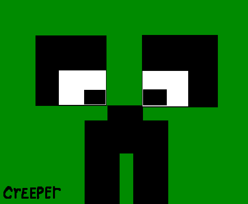 Como Desenhar o Creeper do Minecraft 