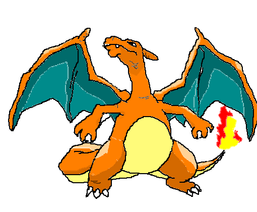 Mega Charizard - Desenho de mutualismo - Gartic